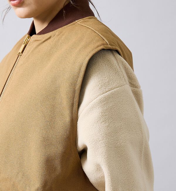 ABAHOUSE「【POLER/ポーラー】DUCK CANVAS VEST/中綿/ユニセックス【W」|ベスト・ジレ|