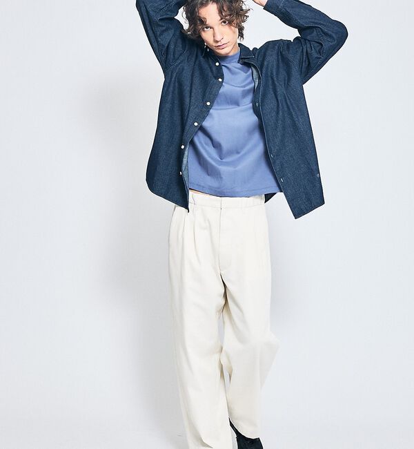 ABAHOUSE「2タック チノワイドパンツ / イージーパンツ【追加生産】」|その他|