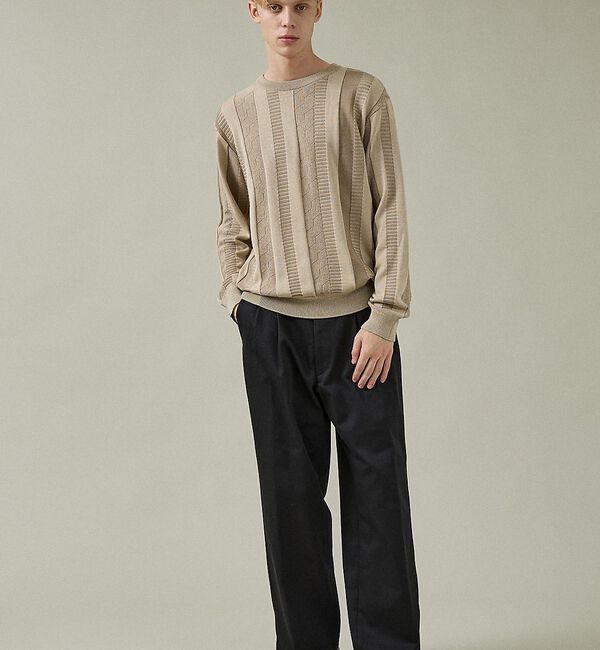 ABAHOUSE「2タック チノワイドパンツ / イージーパンツ【追加生産】」|その他|