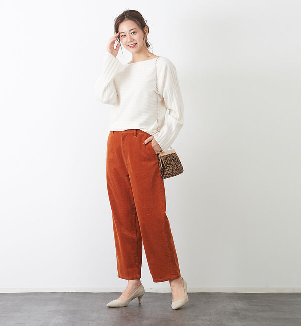 Rouge vif「ワイドリブドルマン」|ニット・セーター|