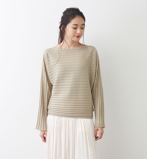 Rouge vif「ワイドリブドルマン」|ニット・セーター|