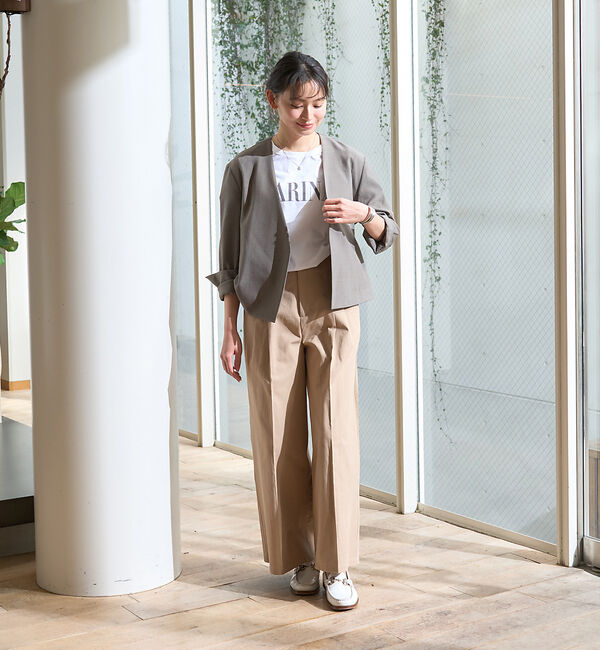 Rouge vif「サスペンダーワイドタックパンツ」|その他|