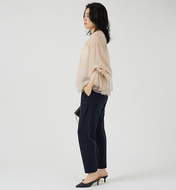 Rouge vif「オーガンジーシアーブラウス」|シャツ・ブラウス|