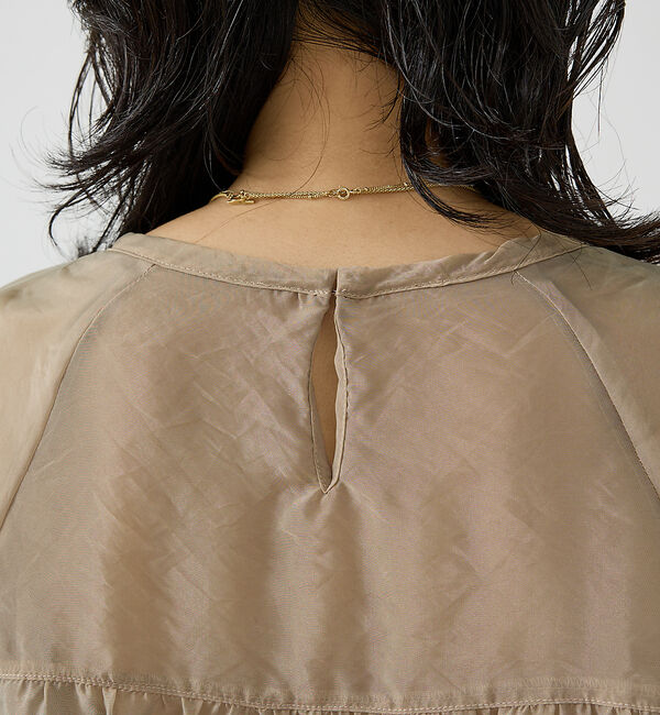 Rouge vif「オーガンジーシアーブラウス」|シャツ・ブラウス|