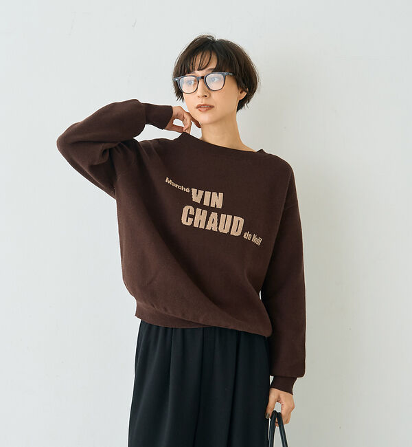 Rouge vif「ノエルロゴニットプルオーバー」|ニット・セーター|