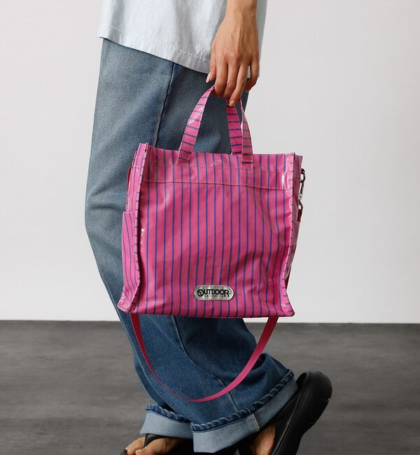 Rouge vif「【OUTDOOR PRODUCTS / アウトドアプロダクツ】Stripe2wa」|ショルダー・メッセンジャー|