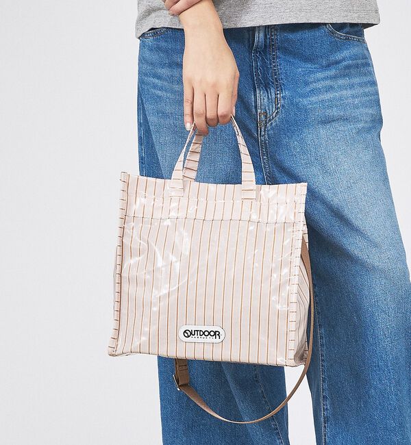 Rouge vif「【OUTDOOR PRODUCTS / アウトドアプロダクツ】Stripe2wa」|ショルダー・メッセンジャー|ベージュ