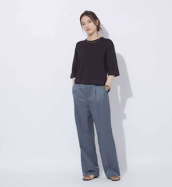qualite「【セットアップ対応】ブライトリネンパンツ」|その他|