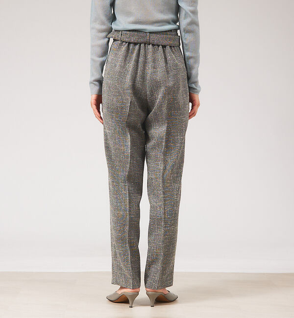 qualite「【セットアップ対応】ブライトツイードベルトパンツ」|その他|