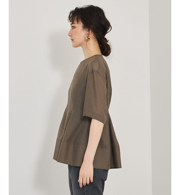 qualite「カーヴィングブラウス」|シャツ・ブラウス|