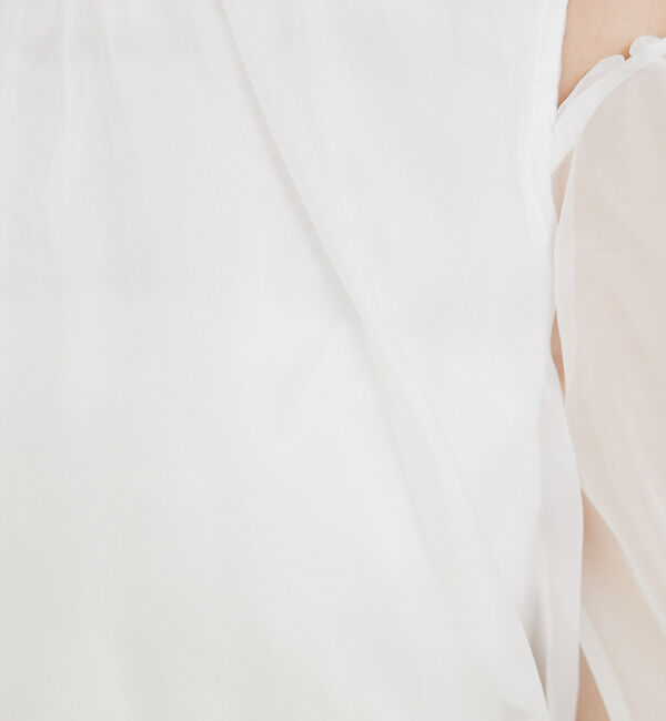 SELFIST「ショルダースリットシアーブラウス」|シャツ・ブラウス|