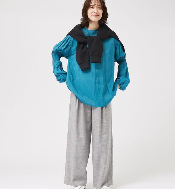 abahouse mavie「キャンディスリーブ2WAYシアーブラウス」|シャツ・ブラウス|