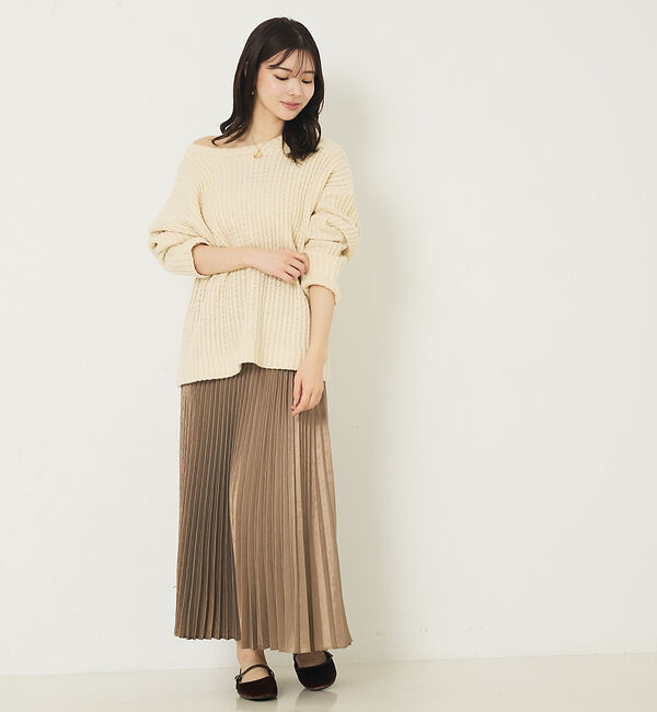 abahouse mavie「ローゲージ2WAYニット」|ニット・セーター|