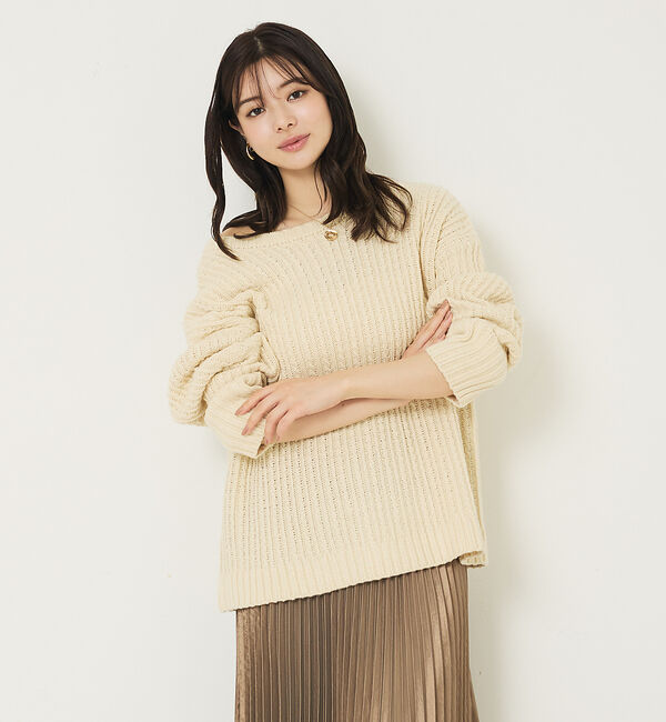 abahouse mavie「ローゲージ2WAYニット」|ニット・セーター|