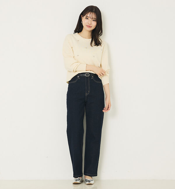 abahouse mavie「ビジューニット」|ニット・セーター|