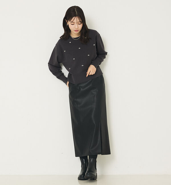 abahouse mavie「ビジューニット」|ニット・セーター|