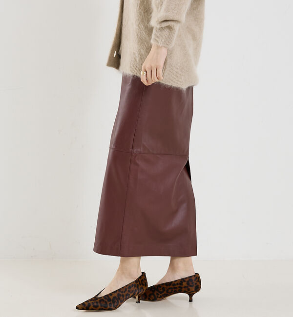 The Store by C' 「【COCUCA】ラムレザースカート」|スカート|