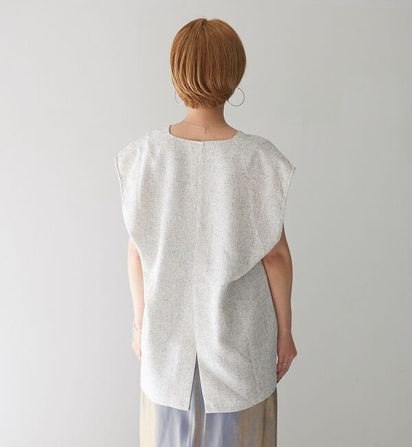 NOMINE「【セットアップ対応】サマーツイードベスト」|ベスト・ジレ|