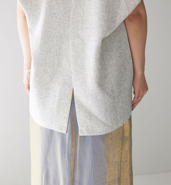 NOMINE「【セットアップ対応】サマーツイードベスト」|ベスト・ジレ|