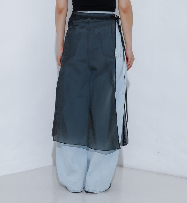 NOMINE「【上下2点セット/セットアップ対応】シアーブラウス＋スカートSET UP【WEB」|シャツ・ブラウス|