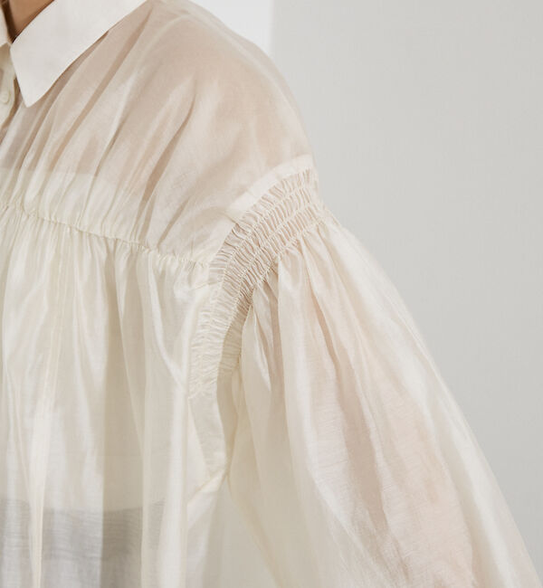 NOMINE「シアー シャーリング シャツ」|シャツ・ブラウス|