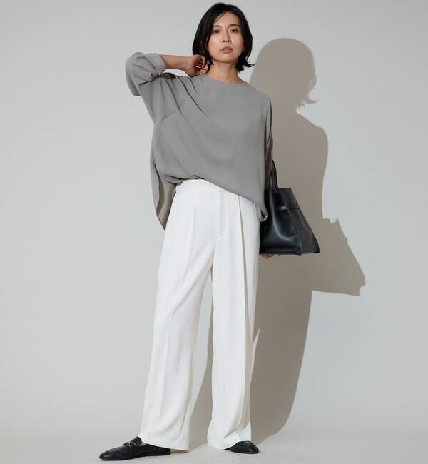 TIARA「タックワイドドレープパンツ」|その他|