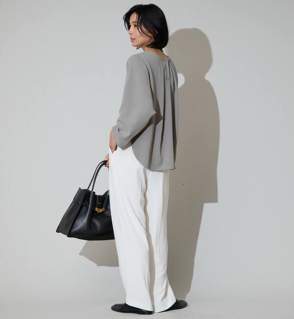 TIARA「タックワイドドレープパンツ」|その他|