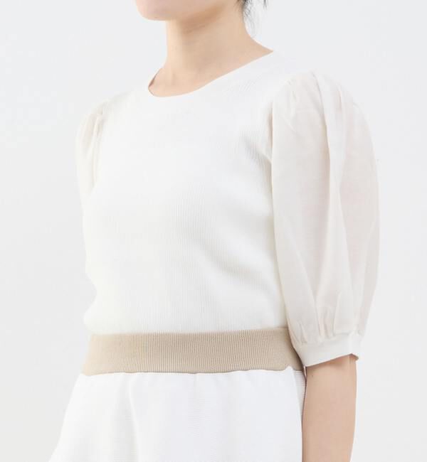 TIARA「シアースリーブニット」|ニット・セーター|