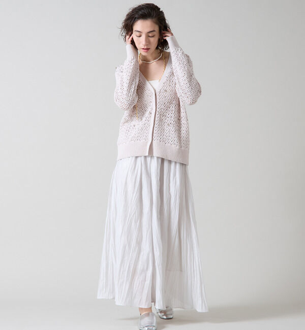 Liesse「パールニットカーディガン」|カーディガン|