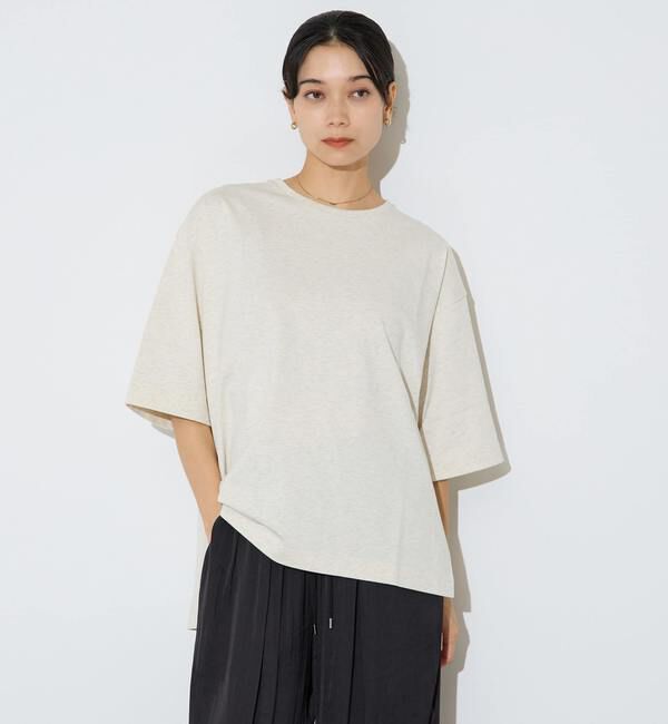 Liesse「ベーシック天竺Tシャツ」|Tシャツ・カットソー|杢グレー