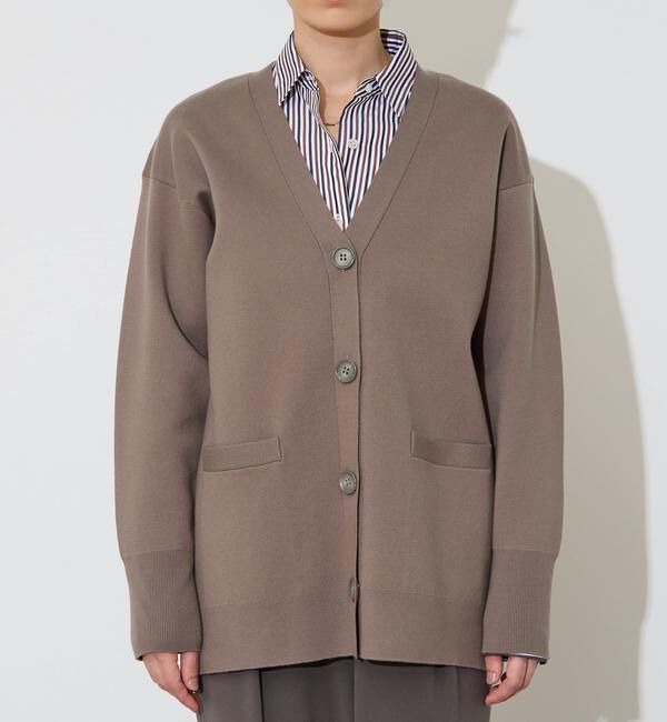 Liesse「バックメッセージカーディガン」|カーディガン|