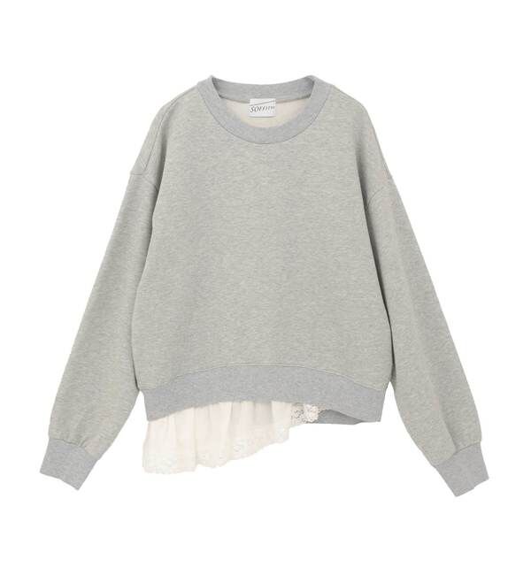 SOFFITTO「サテンドッキングスウェット」|スウェット・ジャージ|