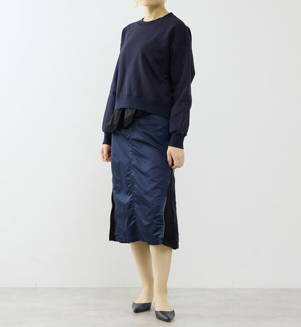 SOFFITTO「サテンドッキングスウェット」|スウェット・ジャージ|