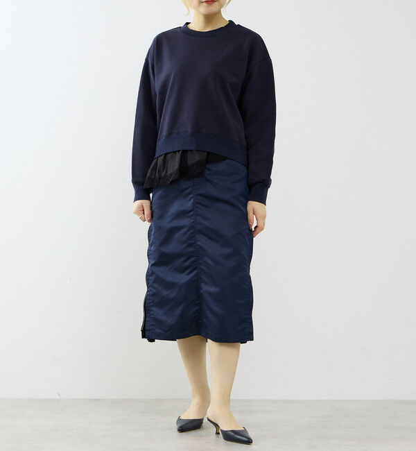 SOFFITTO「サテンドッキングスウェット」|スウェット・ジャージ|