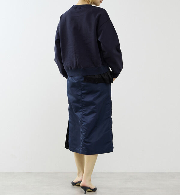 SOFFITTO「サテンドッキングスウェット」|スウェット・ジャージ|