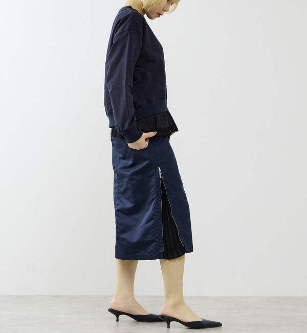 SOFFITTO「サテンドッキングスウェット」|スウェット・ジャージ|