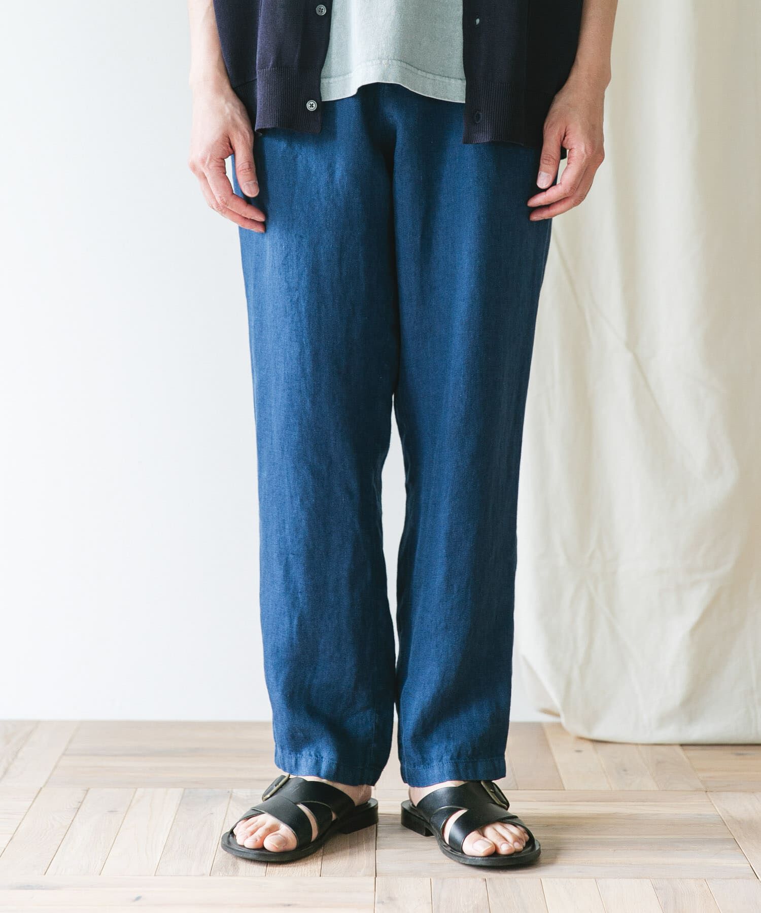 URBAN RESEARCH DOORS「『XLサイズ/WEB限定』ツイルリネン イージートラウザー」|その他|