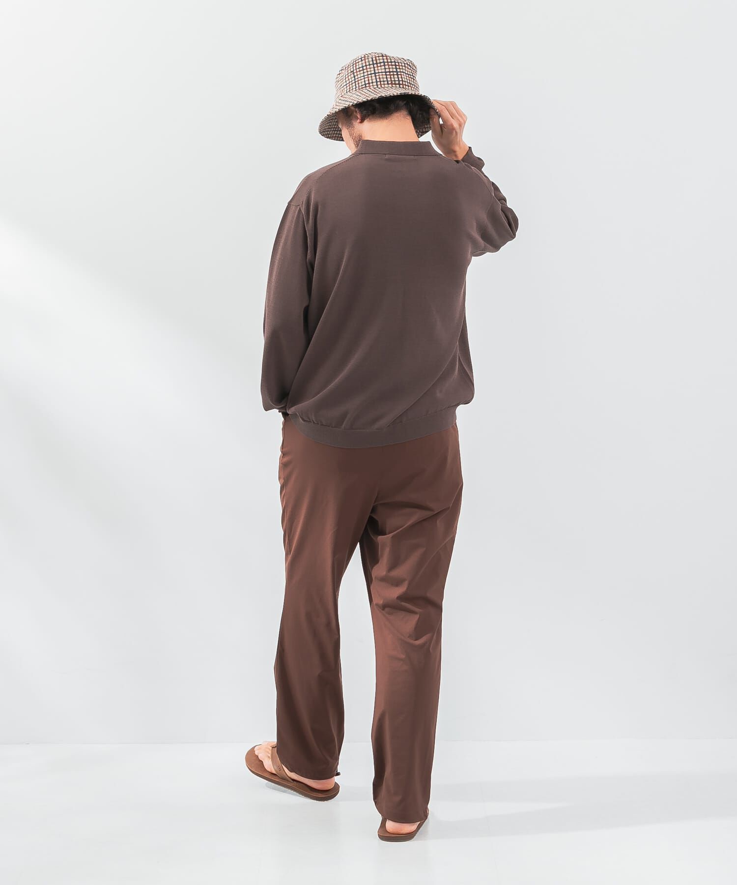 Sonny Label 「『洗濯可』OOPS　ロングスリーブニットポロ」|ニット・セーター|