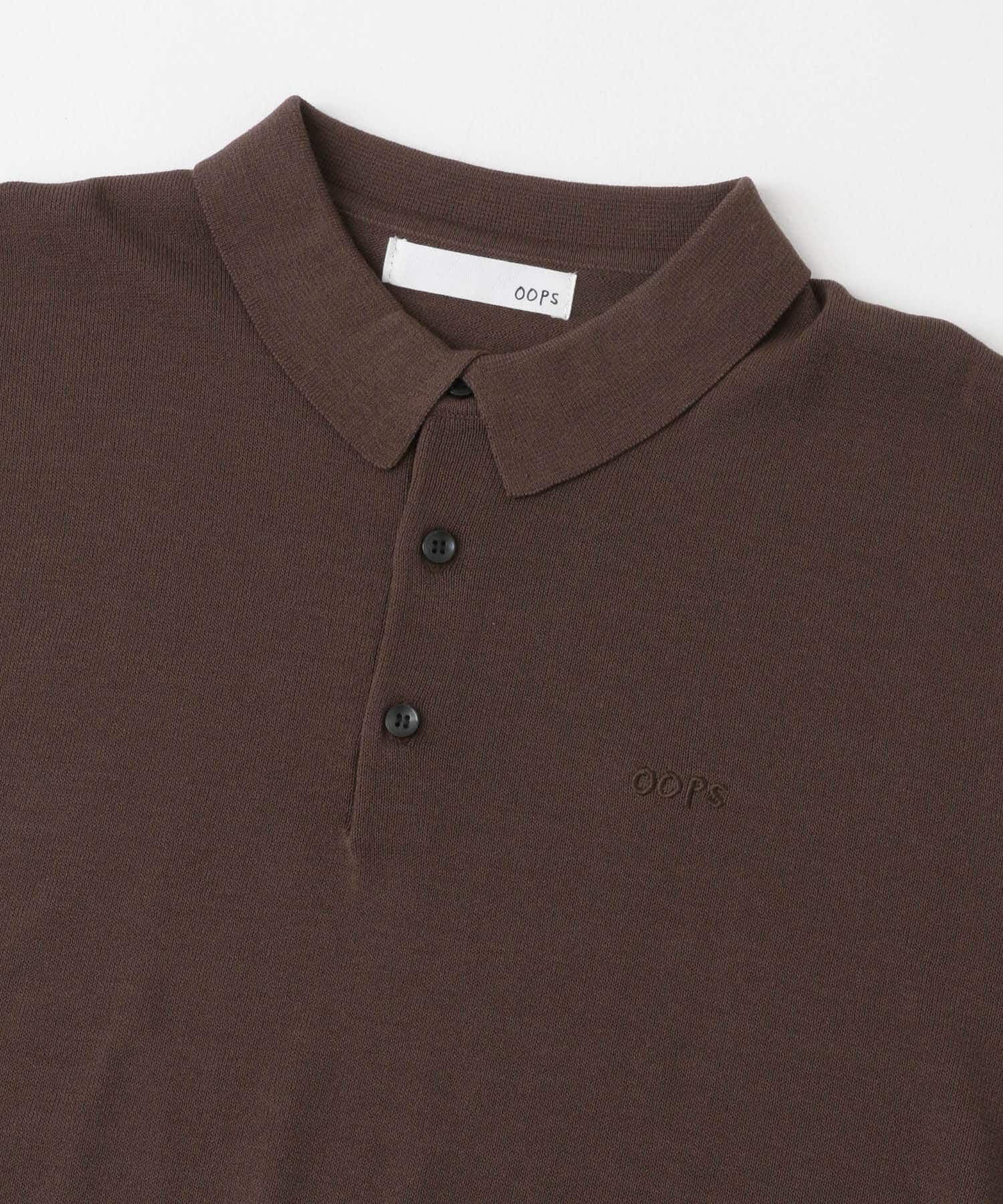 Sonny Label 「『洗濯可』OOPS　ロングスリーブニットポロ」|ニット・セーター|