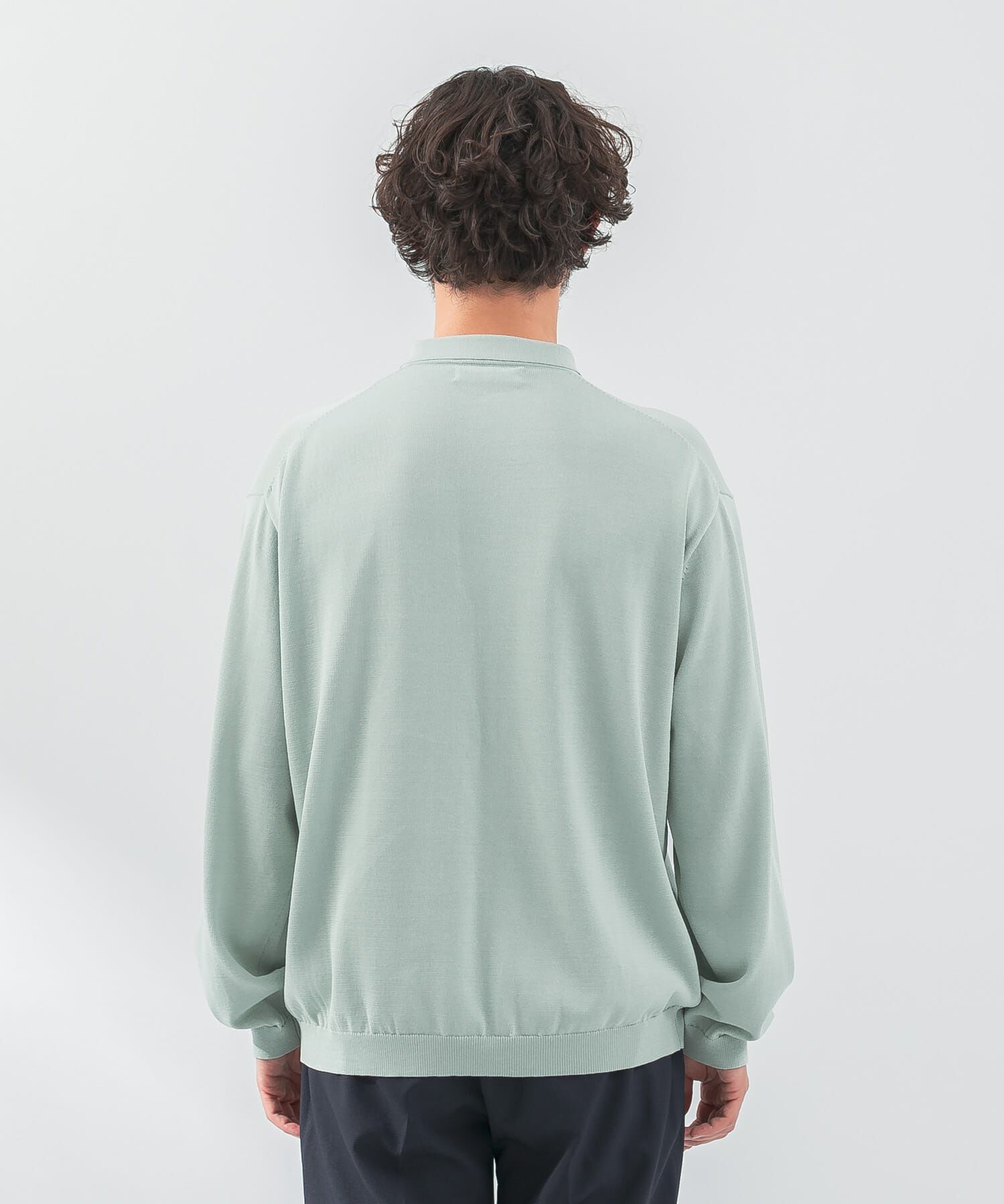 Sonny Label 「『洗濯可』OOPS　ロングスリーブニットポロ」|ニット・セーター|