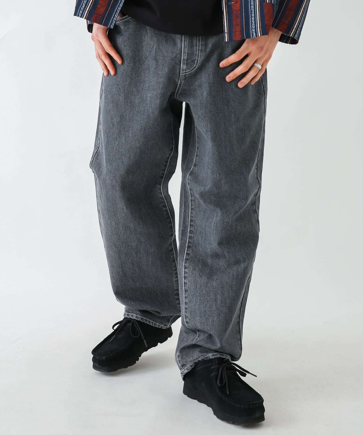 Sonny Label 「デニムワイドストレートパンツ」|デニム|