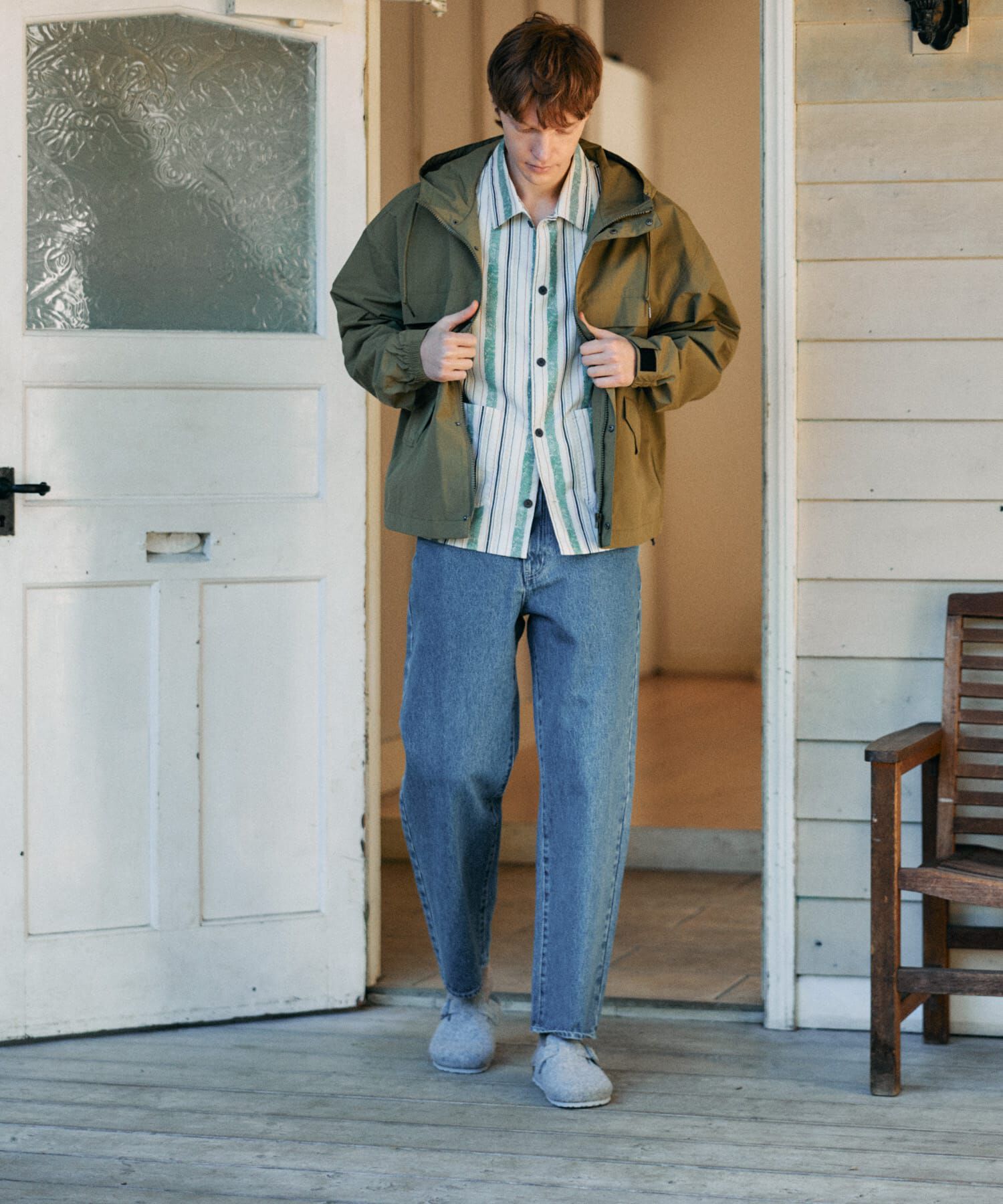 Sonny Label 「デニムワイドストレートパンツ」|デニム|