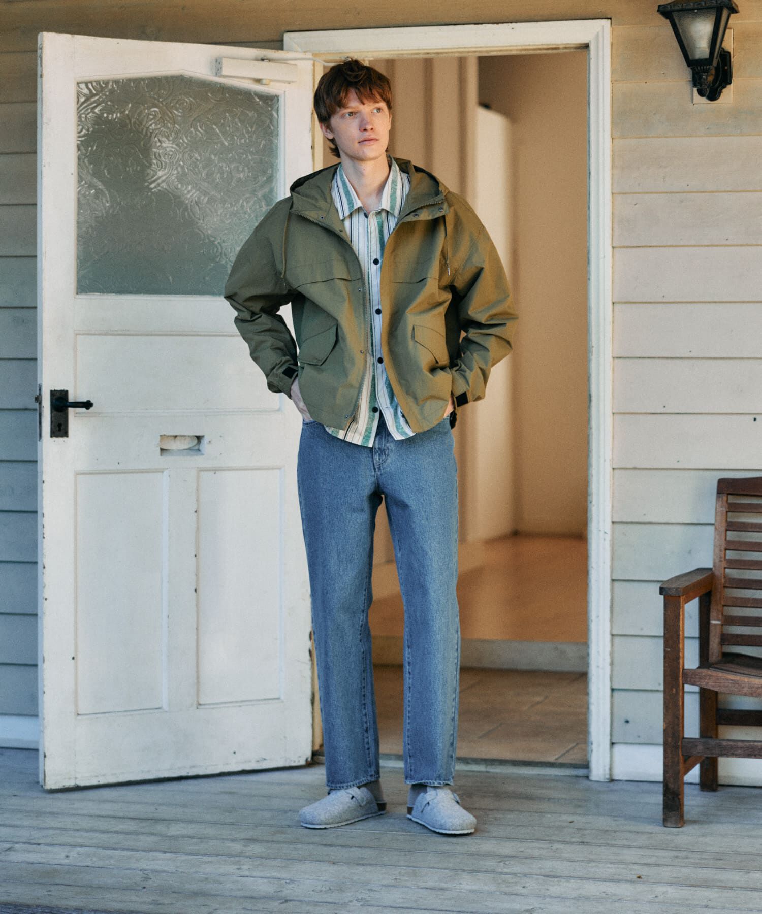 Sonny Label 「デニムワイドストレートパンツ」|デニム|