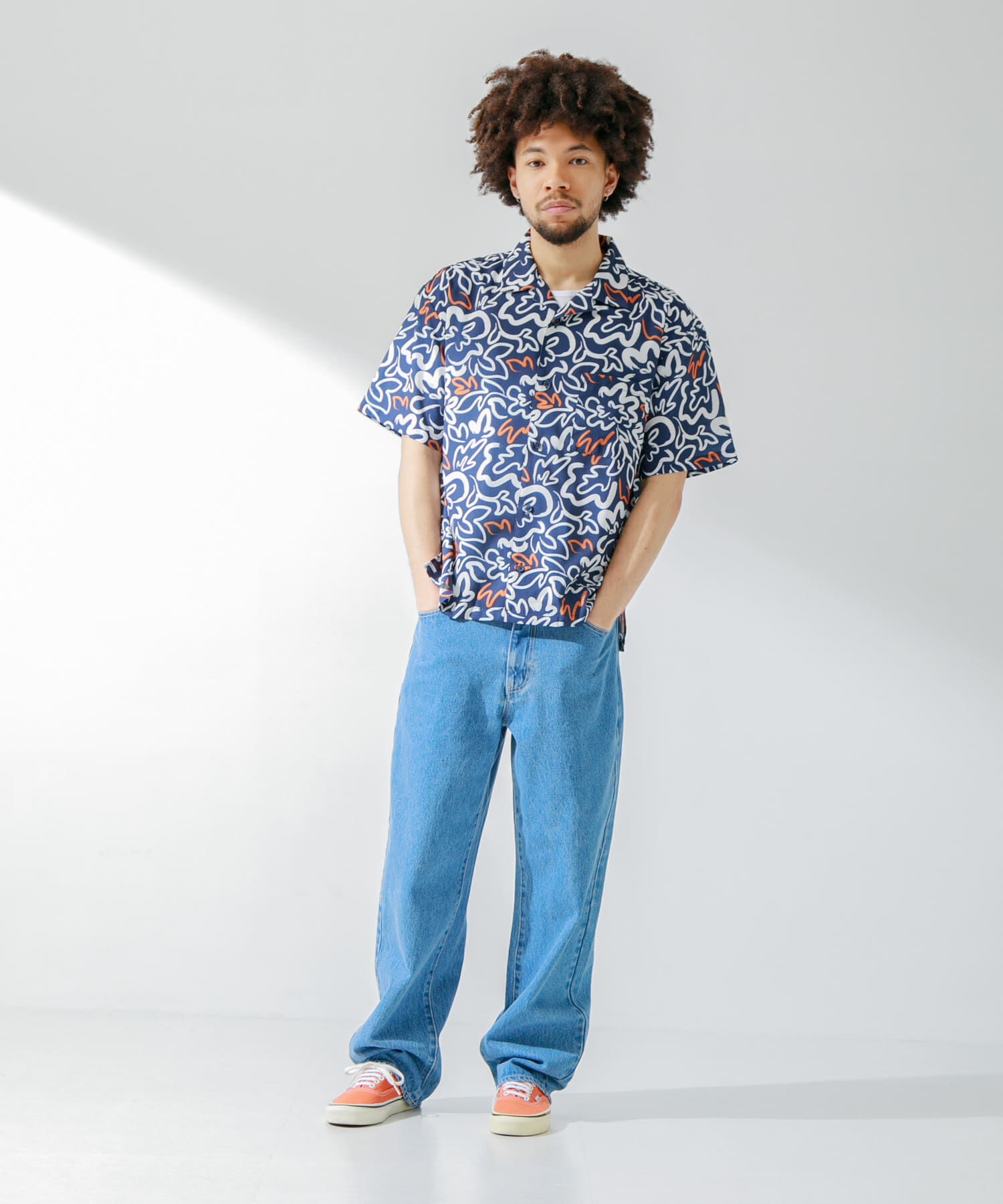 Sonny Label 「デニムワイドストレートパンツ」|デニム|