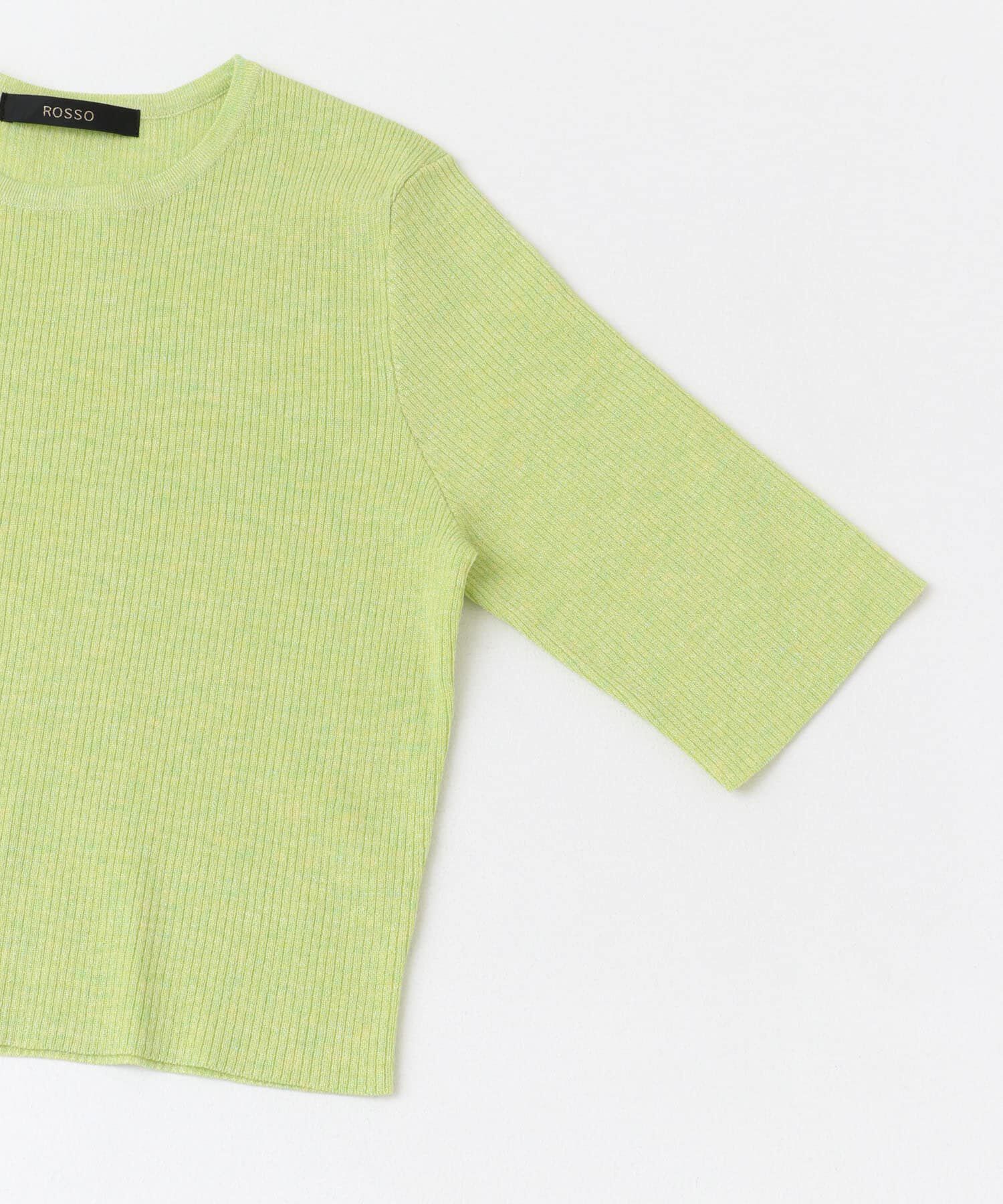 URBAN RESEARCH ROSSO「クロップドリブニット」|ニット・セーター|