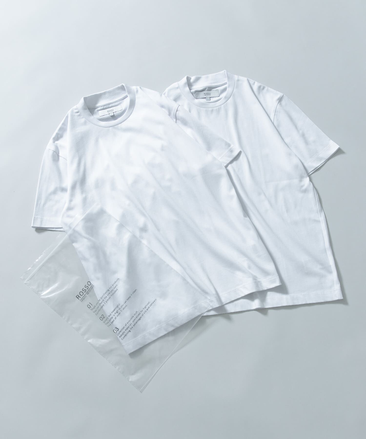 URBAN RESEARCH ROSSO「『WEB限定』『XLサイズあり』吸湿速乾 2PACK T-SHIRTS」|Tシャツ・カットソー|ホワイト