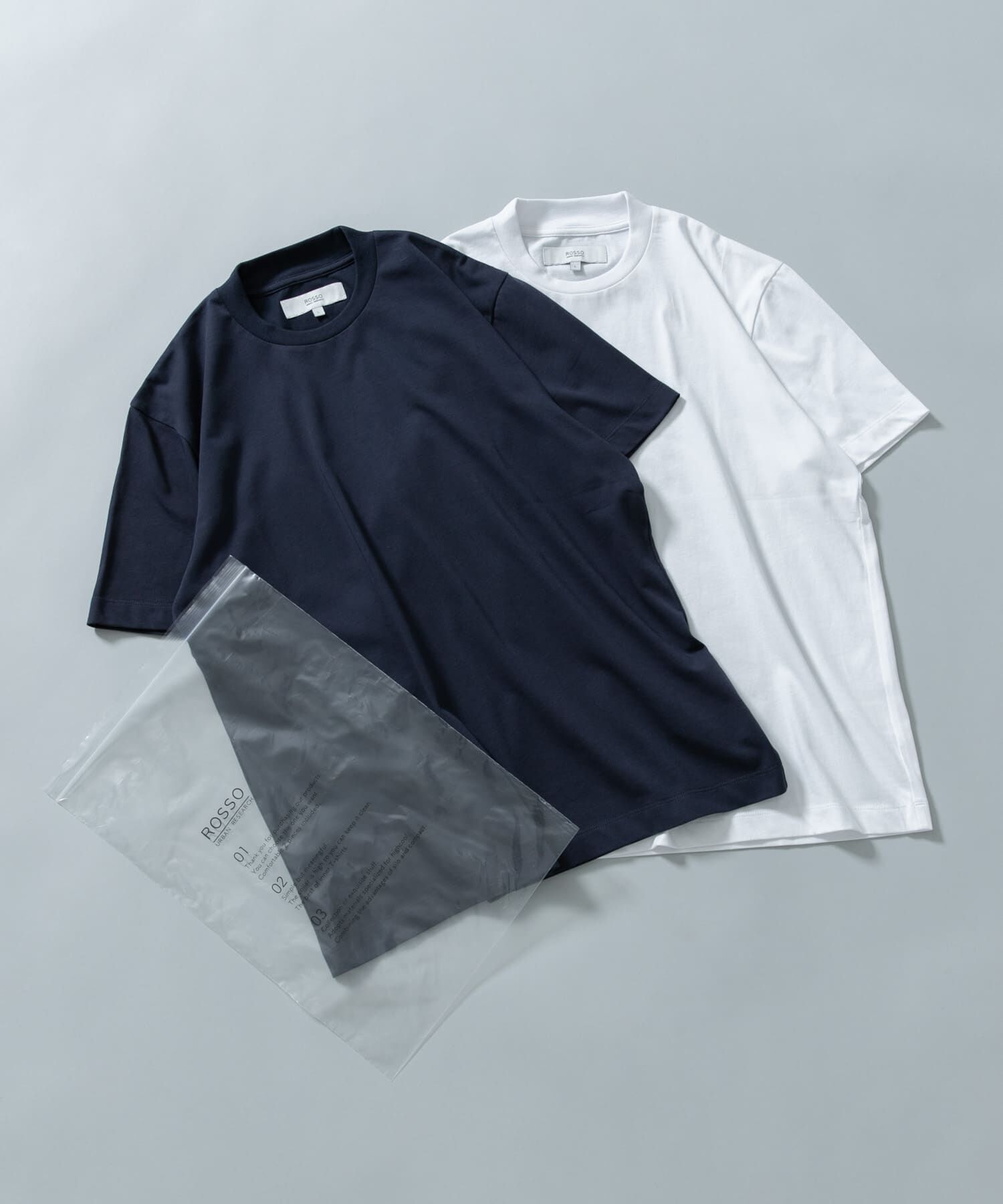 URBAN RESEARCH ROSSO「『WEB限定』『XLサイズあり』吸湿速乾 2PACK T-SHIRTS」|Tシャツ・カットソー|ネイビー