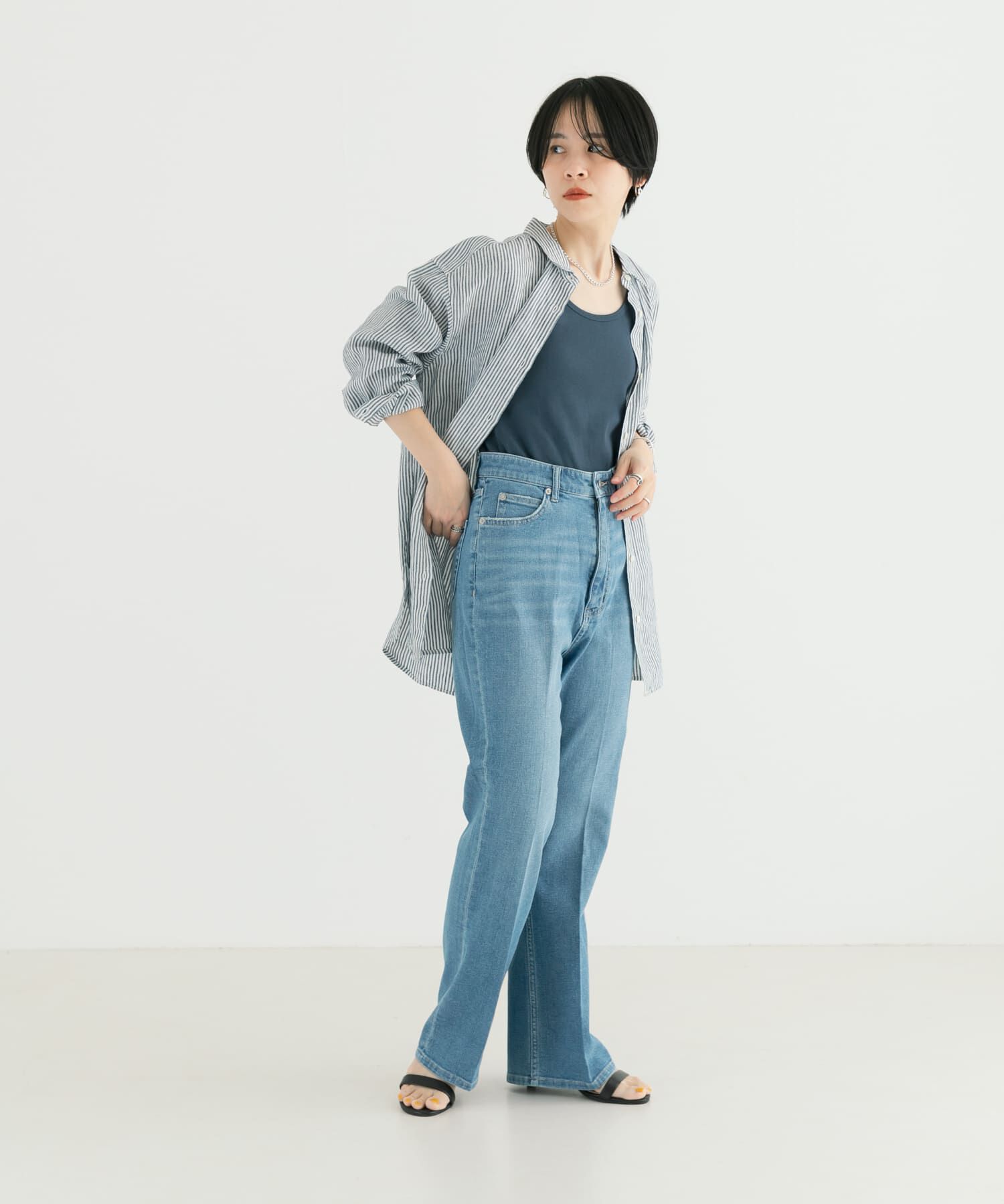 URBAN RESEARCH「『MADE IN JAPAN』リブタンクトップ」|タンクトップ|