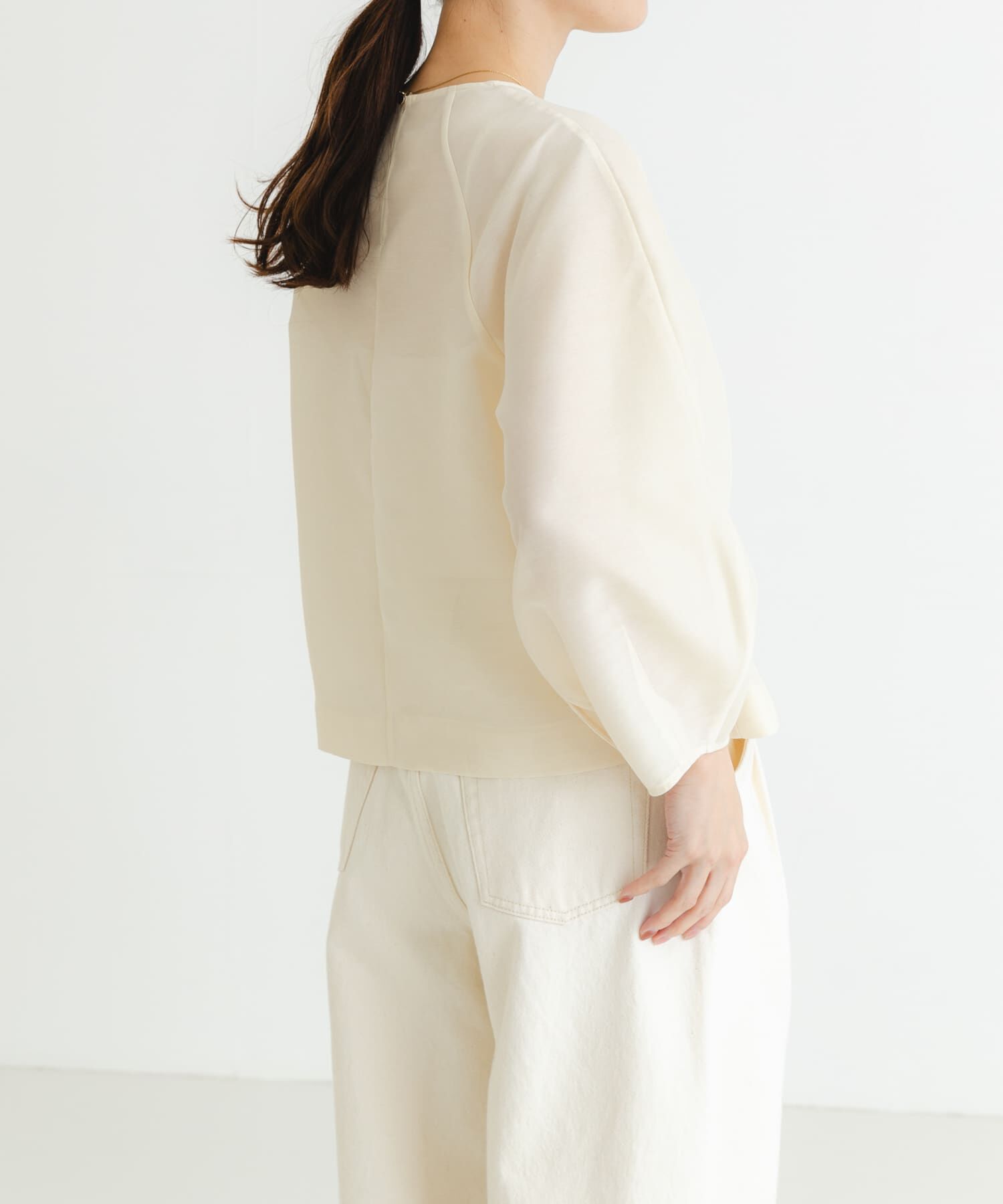 URBAN RESEARCH「『MADE IN JAPAN』オーガンジーブラウス」|シャツ・ブラウス|