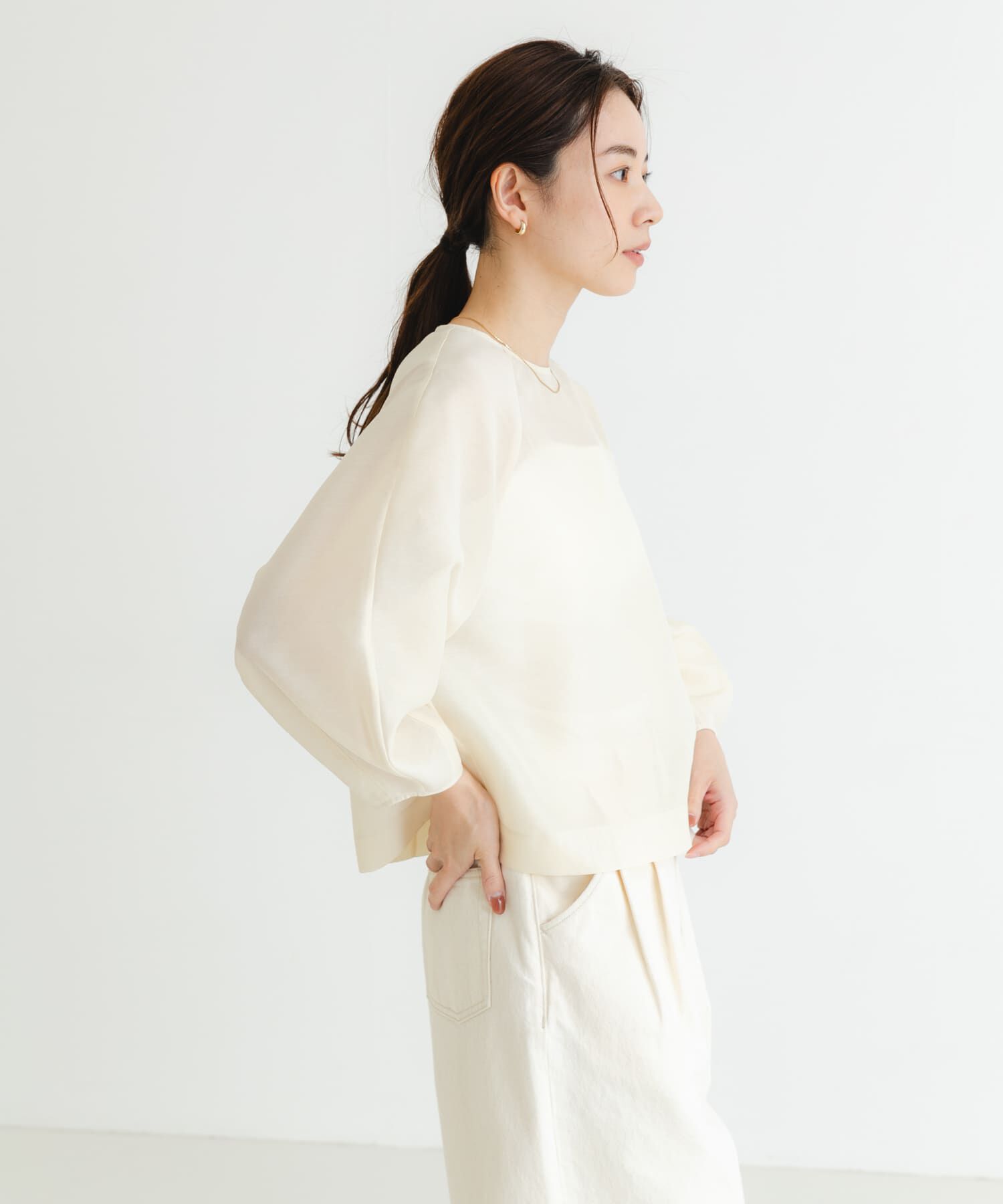 URBAN RESEARCH「『MADE IN JAPAN』オーガンジーブラウス」|シャツ・ブラウス|